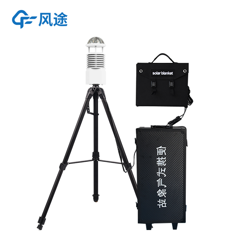 自然災害應急能力提升工程中的氣象儀：一體化五參數氣象監測站